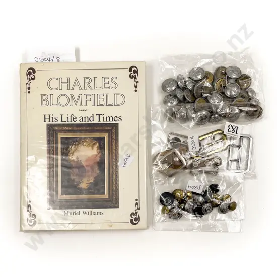 Vintage Fireman's Buttons Others and Buckles with Blomfield His Life & Times