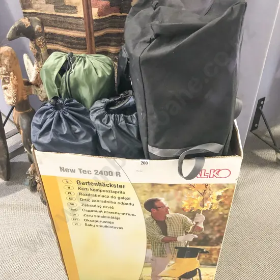 Four Assorted Camping Chairs together with Camping Table