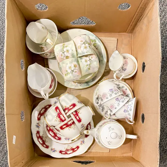 Box of Assorted Fancy China