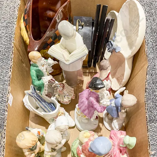 Quantity of Assorted China Figures etc