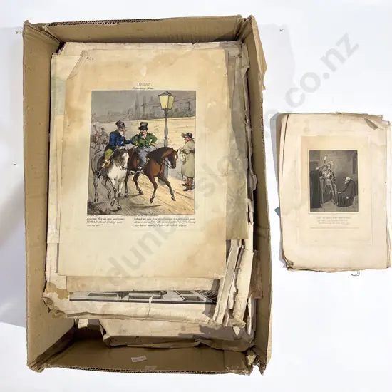 Box Quantity of Assorted Loose Book Plates etc