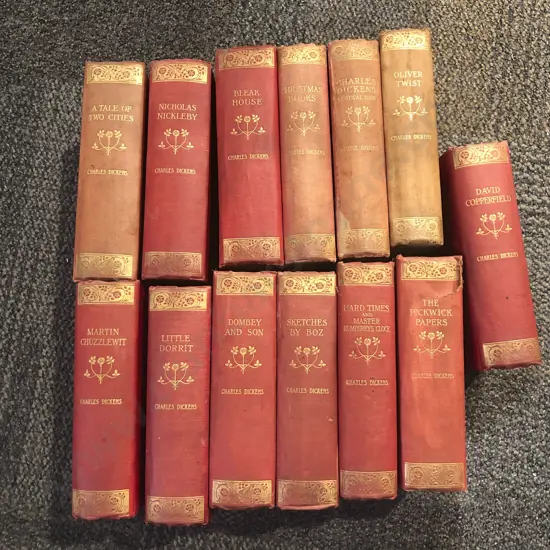 Quantity of Assorted Charles Dickens Volumes