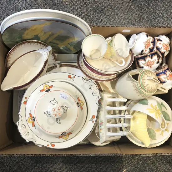 Box of Assorted China
