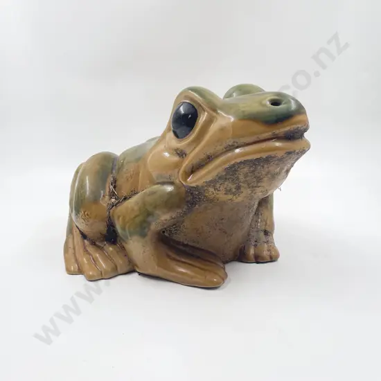 Claytan Large Glazed Stoneware Frog