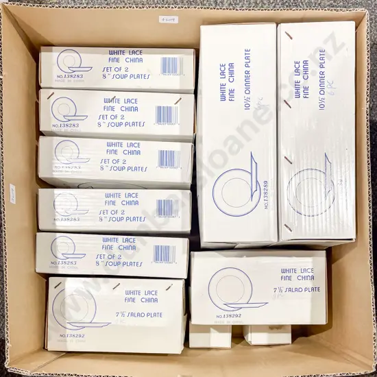 Quantity of Assorted Boxed White China