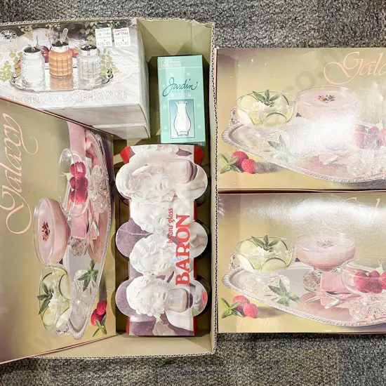 Quantity of Assorted Boxed Glassware etc