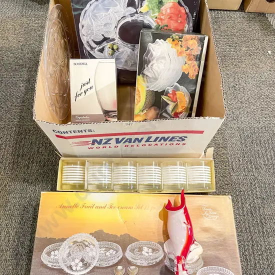 Quantity of Assorted Boxed Crystal & Glassware etc