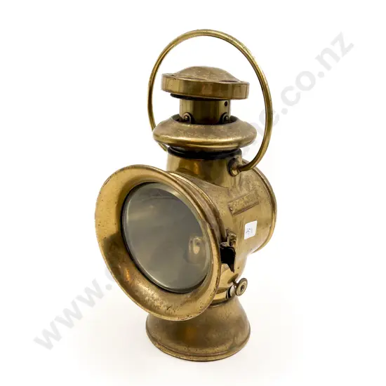 Vintage Brass Car Lamp