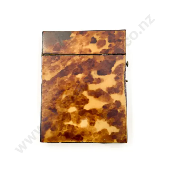 Vintage Tortoiseshell Card Case