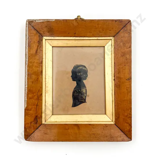 Victorian Framed Portrait Silhouette