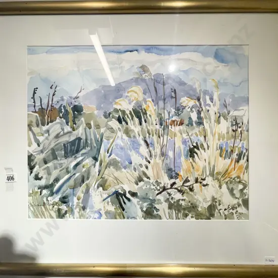 Vivian Manthel-French - Toi Toi - Watercolour on Paper