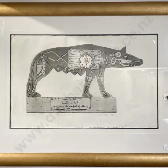 Indistinctly Signed - "Lupa Capitolima" - Artists Proof