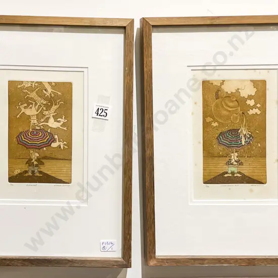 Merle Bishop - "Raining" & "Never Rains But" (a/f)