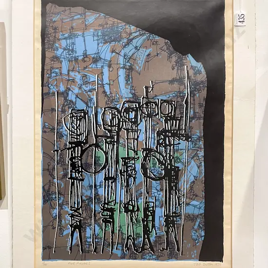 Ted Dutch - "Five Figures" - Ltd Ed 12/78 (Unframed)
