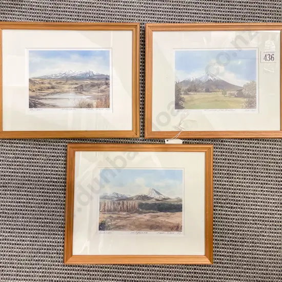 Three Small Peter G. Leitch Prints