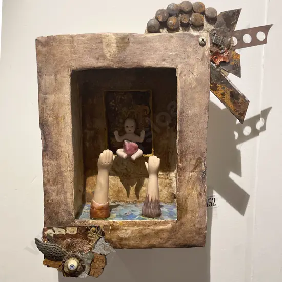 Eryn Gribble - "Hands to God" - Mixed Media Sculptural Work