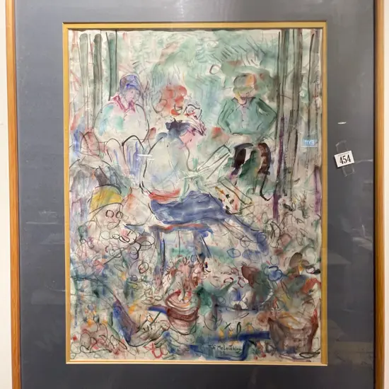 Tui McLauchlan - "The Painters" - Watercolour on Paper