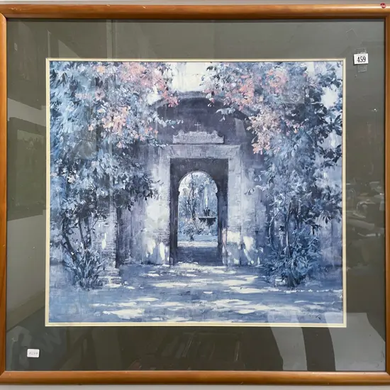 Two Large Decorative Framed Prints