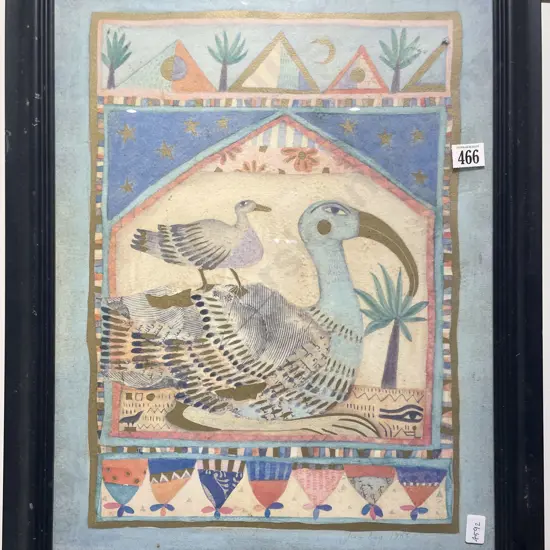 Jane Kay - Mixed Media Bird Study