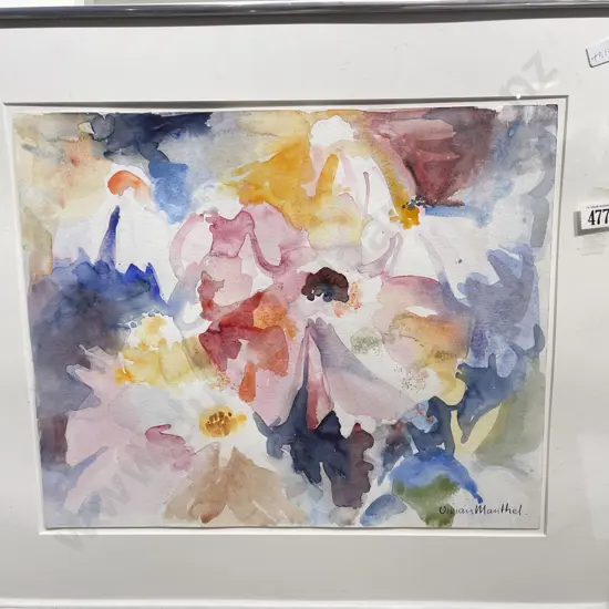 Vivian Manthel French - Floral Still Life - Watercolour on Paper