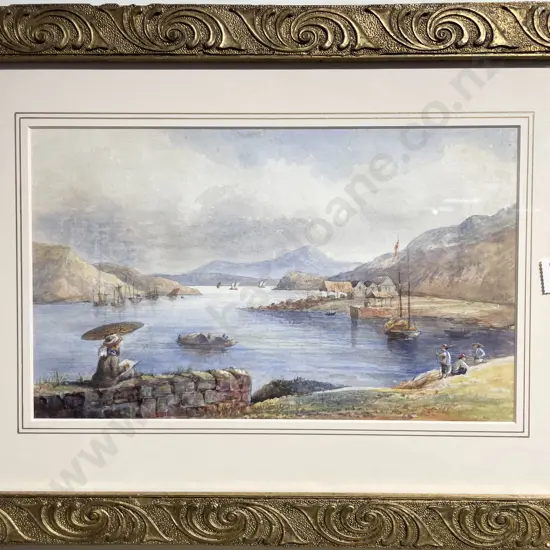 Unsigned Coastal Watercolour