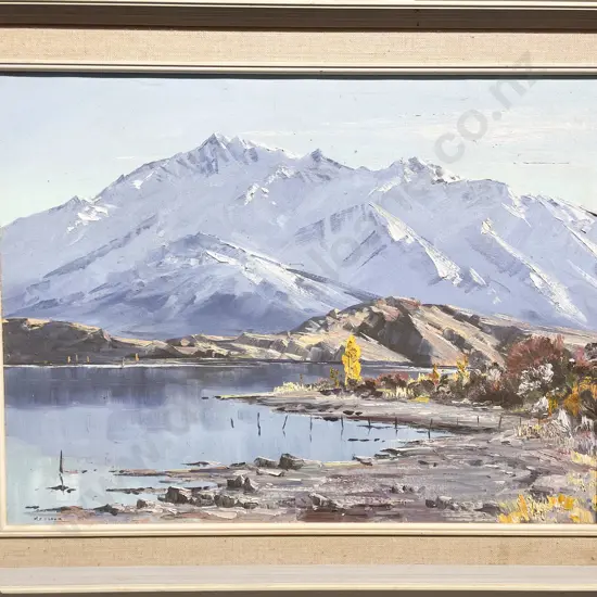 M. F. Soper - "Wanaka" - Oil on Board