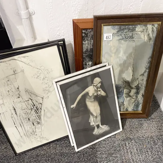 Seven Assorted Prints