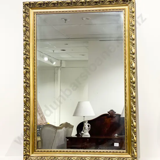 Rectangular Gilt Framed Wall Mirror