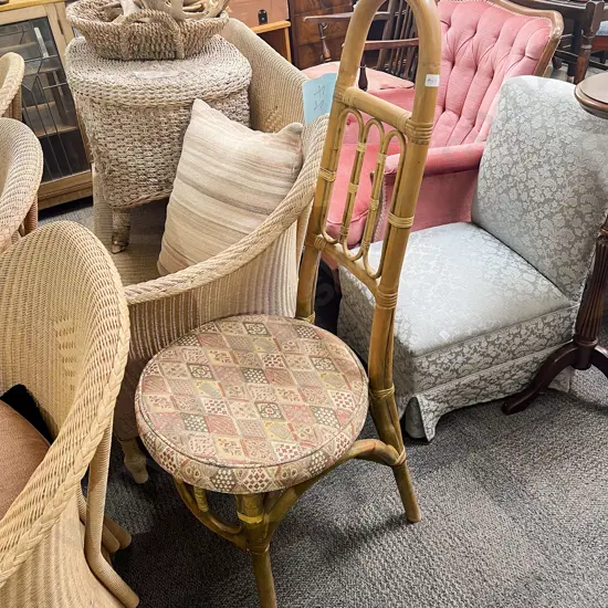 Cane Arch Backed Single Chair