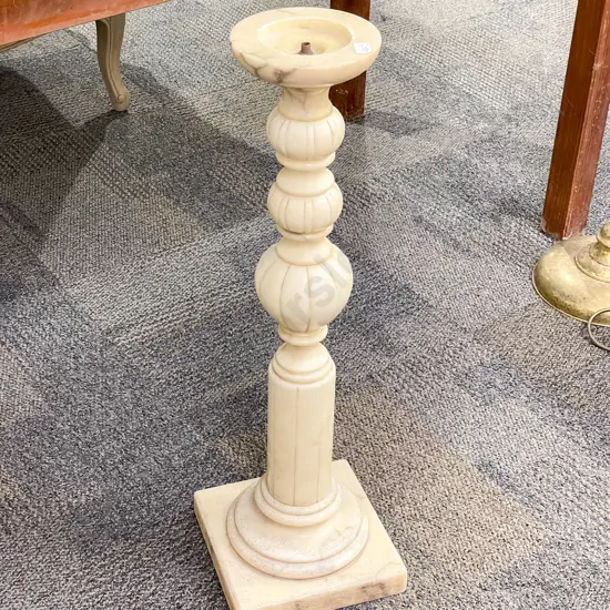 Alabaster Plant Stand