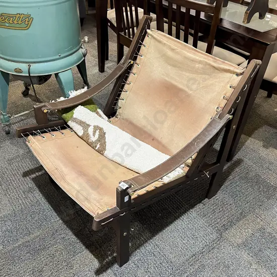 Mid Century Safari Chair