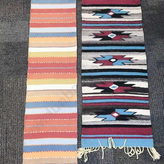 Small Navajo Hall Runner together with Table Runner
