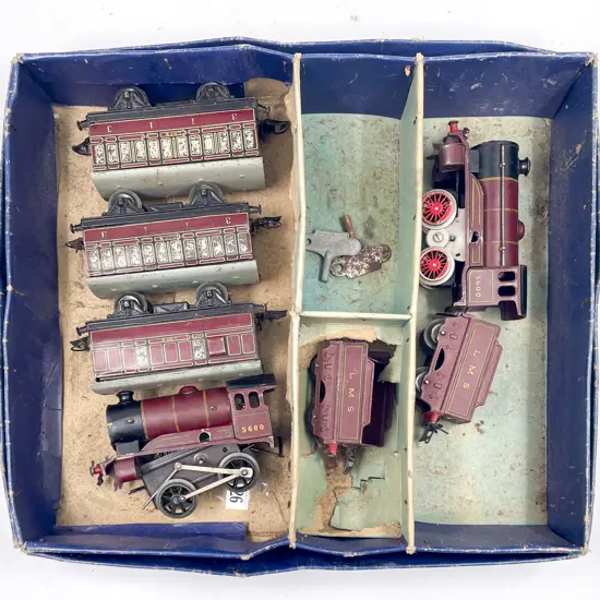 Hornby Train No 501 Passenger Set Box O Gauge with Locomotives and Wagons