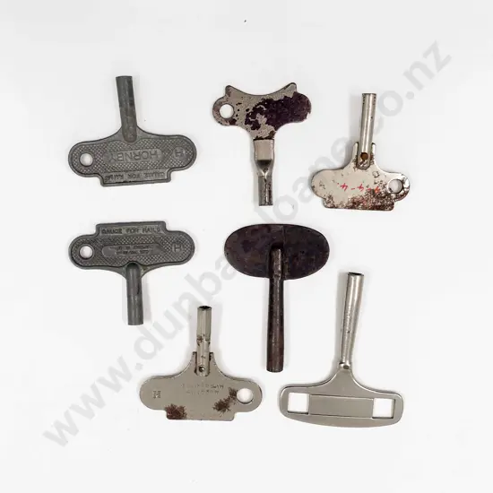 Hornby O Gauge Seven Locomotive Clockwork Keys