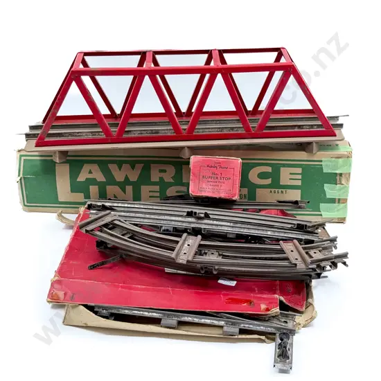 Small Qty Hornby and Lawrence O Gauge LInes Track with Real Real Viaduct