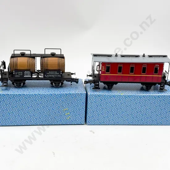 ETS Boxed O Gauge German Passenger Car and Wine Car