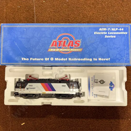 Atlas Boxed O Scale Big O Motive Power ALP-44 Electric Locomotive NJ Transit #4402 2-Rail