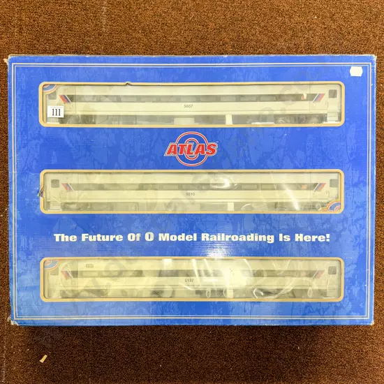 Atlas Boxed O Scale Big O Rolling Stock Comet II Commuter Car Set of Three