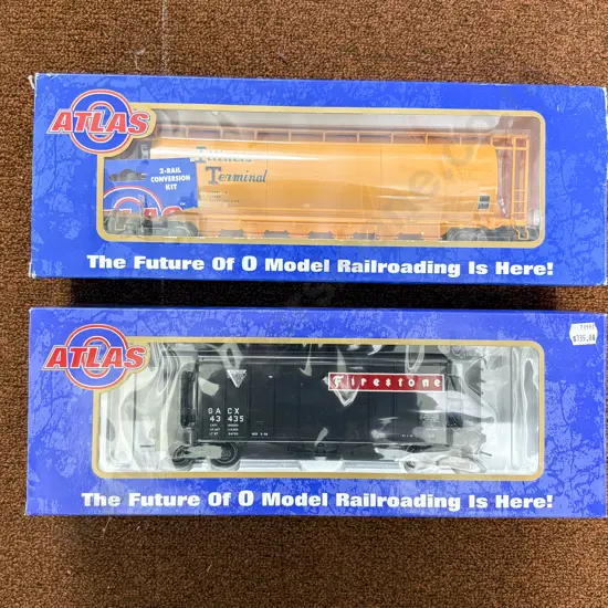 Atlas Boxed O Scale Two Big O Rolling Stock Wagons