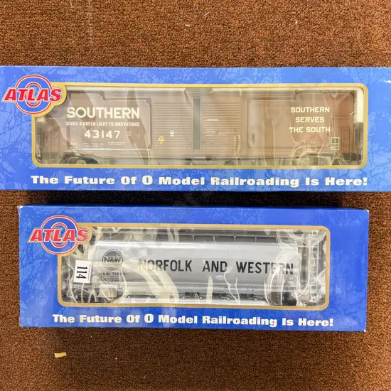 Atlas Boxed O Scale Two Big O Rolling Stock Wagons