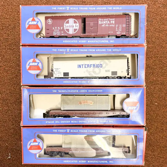 Pola Max O Scale Four Rolling Stock Wagons (boxes not matching)
