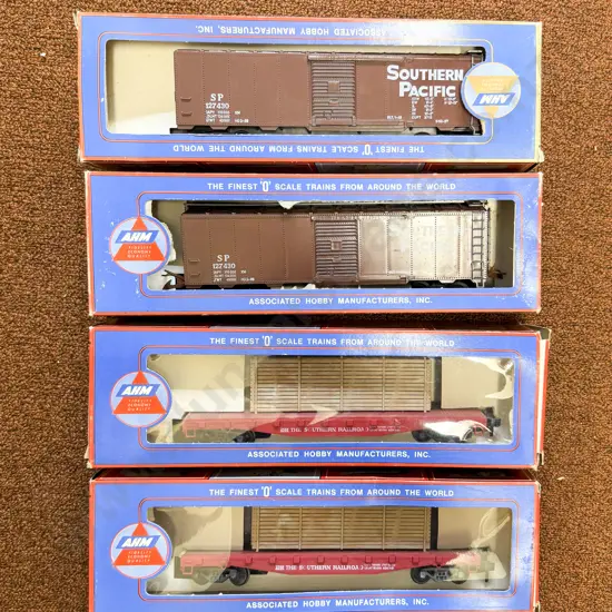 Pola Max O Scale Four Rolling Stock Wagons (boxes not matching)