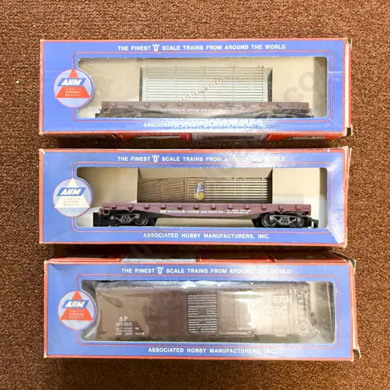 Pola Max O Scale Three Rolling Stock Wagons (boxes not matching)