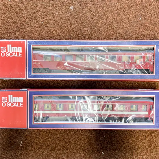 Lima O Scale Boxed SNCF 1st Class Coach and Restaurant Car