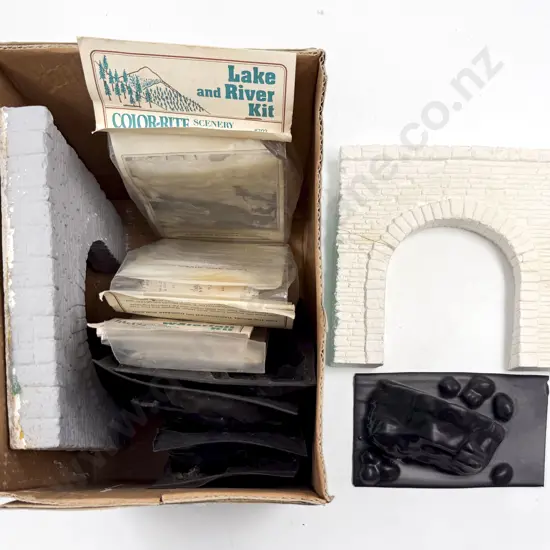 O Gauge Railway Eight Rubber Rock Face Moulds