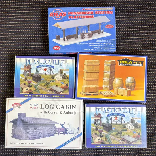 Five O Gauge Lineside Building KIts