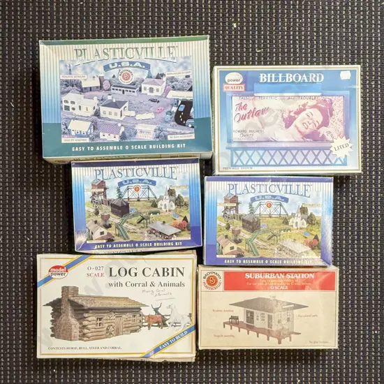 Six O Gauge Lineside Building KIts