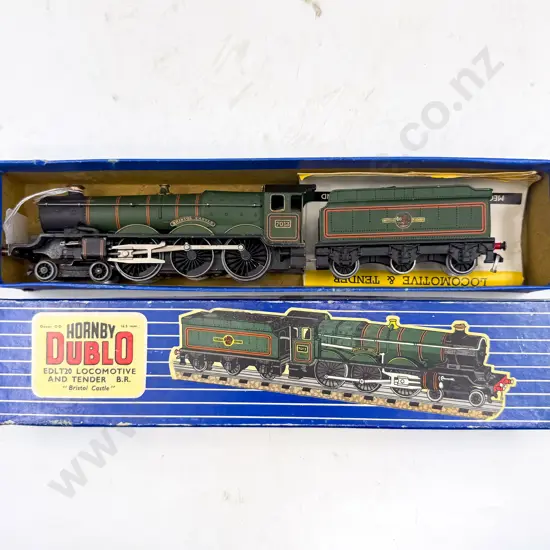 Hornby Dublo HO Gauge EDLT20 Boxed Locomotive and Tender Bristol Castle