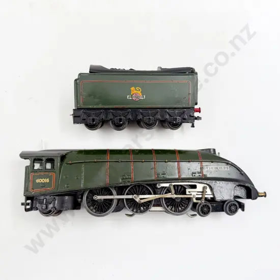 Hornby Dublo HO Gauge Unboxed 2-6-2 BR 60016 Silver King Locomotive and Tender 3-Rail