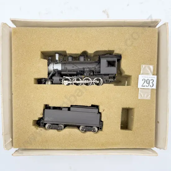 Dong Jin HO Gauge Part Boxed Brass Constructed 2-8-0 Steam Locomotive and Tender